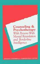 Counseling and Therapy – Mental Retardation