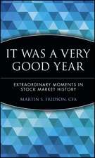 It Was a Very Good Year – Extraordinary Moments in Stock Market History