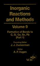 Inorganic Reactions & Methods V 9 – Formation of Bonds to C, Si, Ge, Sn, Pb Pt 1