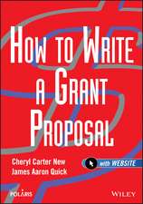 How to Write a Grant Proposal +CD