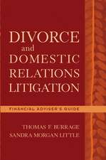 Divorce and Domestic Relations Litigation: Financial Adviser′s Guide