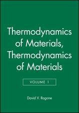 Thermodynamics of Materials V 1 (WSE)