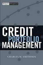 Credit Portfolio Management