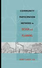 Community Participation Methods in Design & Planning