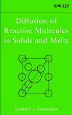 Diffusion of Reactive Molecules in Solids and