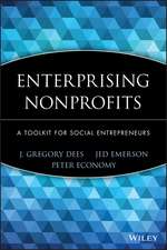 Enterprising Nonprofits – A Toolkit for Social Entrepreneurs