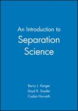 Introduction to Separation Science