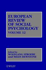 European Review of Social Psychology V12