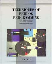 Techniques of Prolog Programming With Implementation of Logical Negation & Quantified Goals +2XD (WSE)