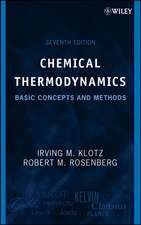 Chemical Thermodynamics – Basic Concepts and Methods 7e