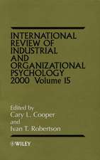 International Review of Industrial & Organizational Psychology 2000 V15