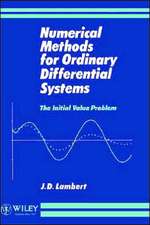 Numerical Methods Ordinary Differ Sys