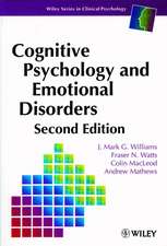 Cognitive Psychology & Emotional Disorders 2e