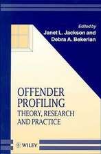 Offender Profiling – Theory, Research & Practice