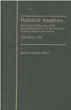 Political Analysis: An Annual Publication of the Methodology Section of the American Political Science Association, Vol. 3, 1991