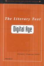 The Literary Text in the Digital Age