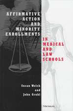 Affirmative Action and Minority Enrollments in Medical and Law Schools