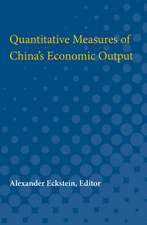 Quantitative Measures of China's Economic Output