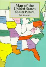 Map of the United States Sticker Picture