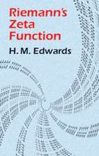 Edwards, H: Riemann's Zeta Function