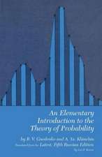 An Elementary Introduction to the Theory of Probability