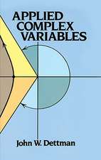 Dettman, J: Applied Complex Variable