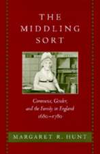 The Middling Sort – Commerce, Gender & the Family in England 1680–1780