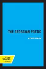 The Georgian Poetic