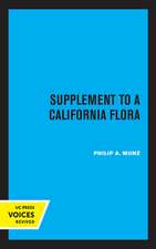 Supplement to A California Flora