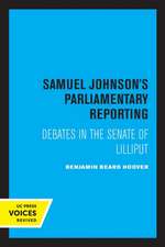 Samuel Johnson′s Parliamentary Reporting – Debates in the Senate of Lilliput