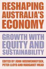 Reshaping Australia's Economy: Growth with Equity and Sustainability