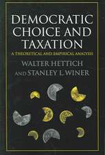 Democratic Choice and Taxation: A Theoretical and Empirical Analysis