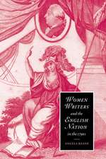 Women Writers and the English Nation in the 1790s: Romantic Belongings