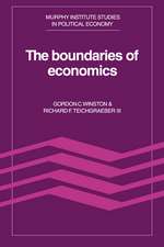 The Boundaries of Economics