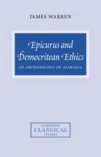 Epicurus and Democritean Ethics