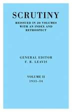 Scrutiny: A Quarterly Review vol. 2 1933-34