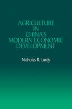 Agriculture in China's Modern Economic Development