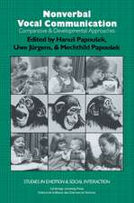 Nonverbal Vocal Communication: Comparative and Developmental Approaches