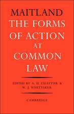 The Forms of Action at Common Law: A Course of Lectures