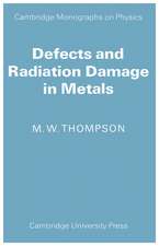 Defects and Radiation Damage in Metals