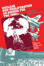 Nuclear Non-Proliferation: An Agenda for the 1990s