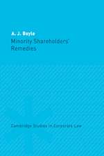 Minority Shareholders' Remedies