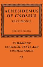 Aenesidemus of Cnossus: Testimonia