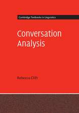 Conversation Analysis