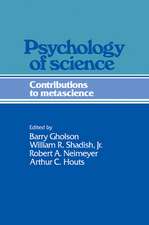 Psychology of Science: Contributions to Metascience