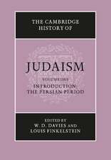 The Cambridge History of Judaism: Volume 1, Introduction: The Persian Period