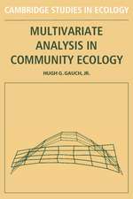 Multivariate Analysis in Community Ecology