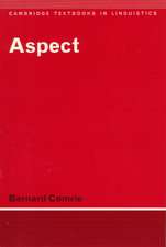 Aspect: An Introduction to the Study of Verbal Aspect and Related Problems