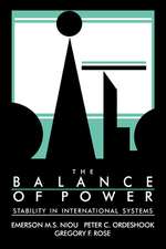 The Balance of Power: Stability in International Systems