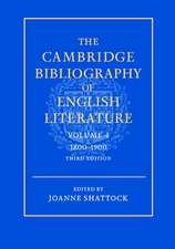 The Cambridge Bibliography of English Literature: Volume 4, 1800–1900